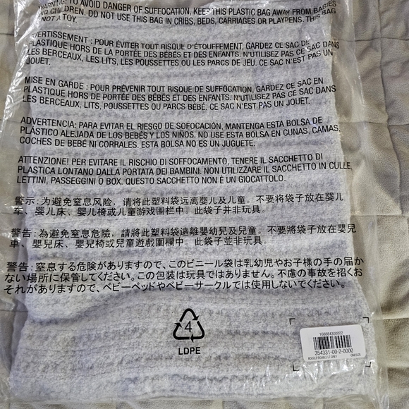 Gap Bouncle Double Light Grey scarf One size fits all. - Picture 2 of 3